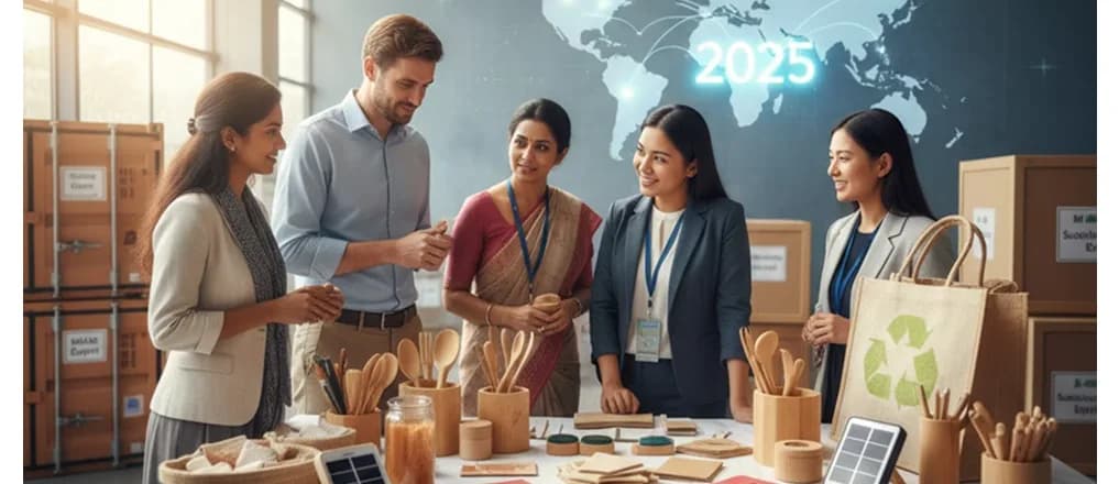 Eco-friendly textile products exported from India